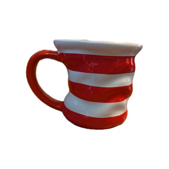 🍁 3/$20 Universal Studios Dr Seuss Cat In The Hat Coffee Mug 16oz Red White - Picture 3 of 5